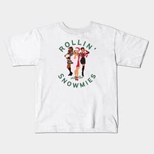 Rollin with the Snowmies - Clueless - 90s Christmas Kids T-Shirt